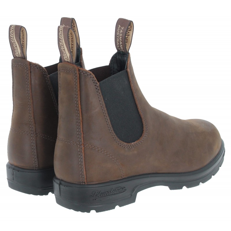 Blundstone 1609 Chelsea Boots in Antique Brown Leather